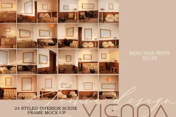 Vintage Mockup Frame for art