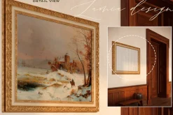Vintage Mockup Frame for art
