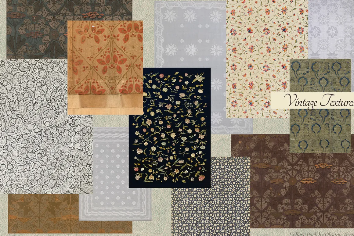 Vintage Museum Collage Elements Pack