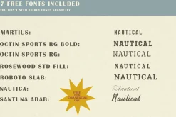 Vintage Nautical Logo Pack
