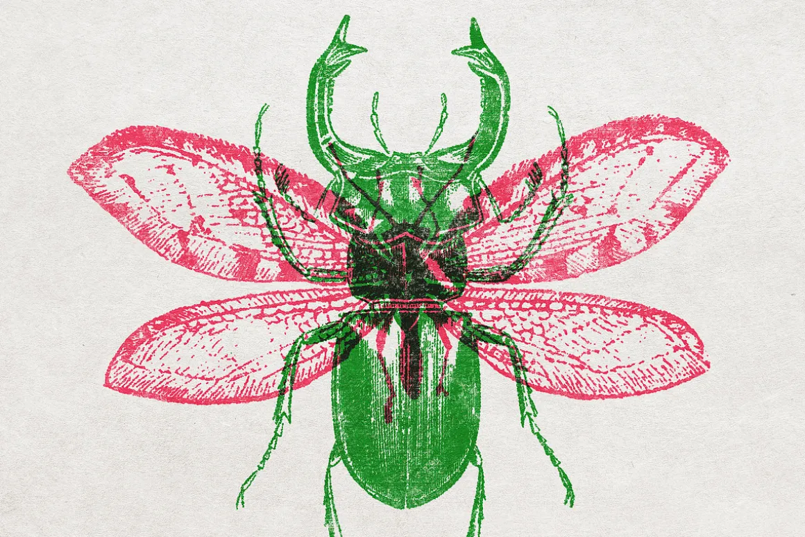 Vintage Overprint Grunge Effect