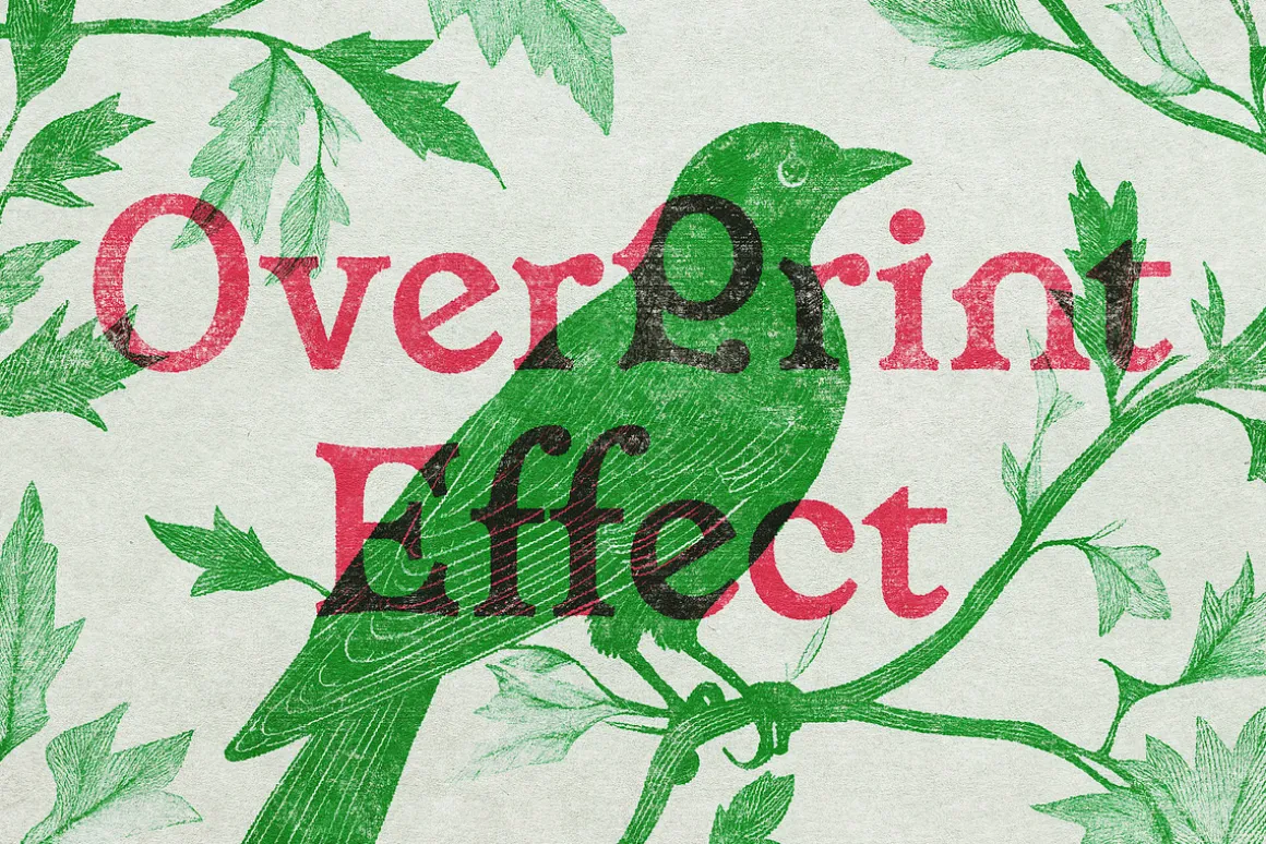 Vintage Overprint Grunge Effect
