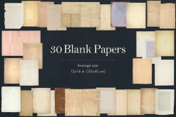 165 Vintage Paper Ephemera Vol. 1