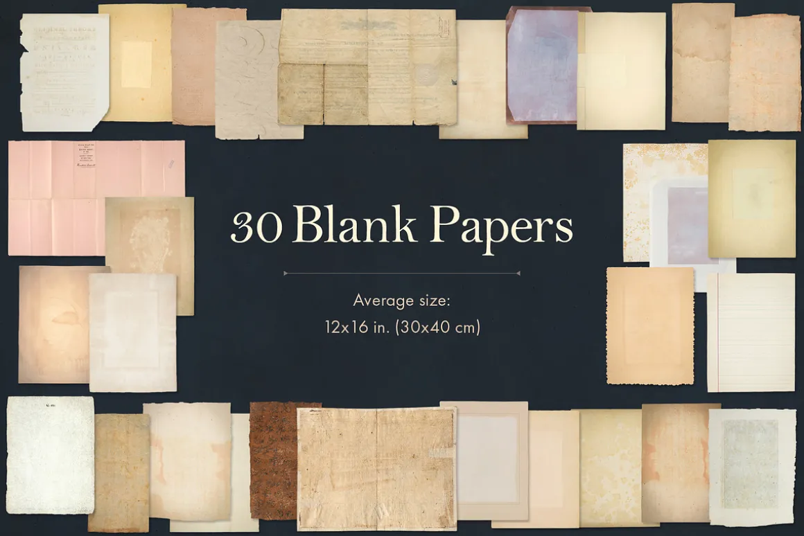 165 Vintage Paper Ephemera Vol. 1