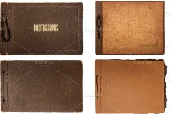 Vintage Photo Album Cover Textures