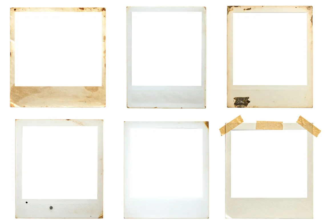 15 Vintage Polaroid Frame