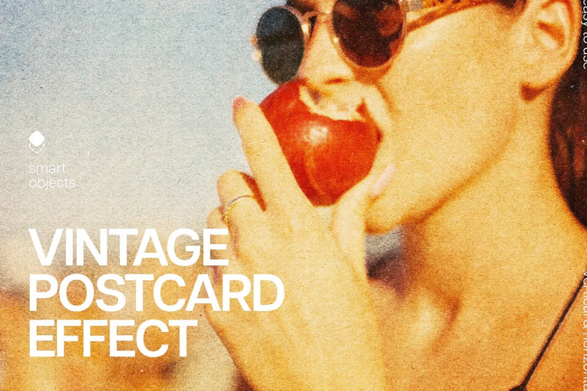 Vintage Postcard Photo Effect