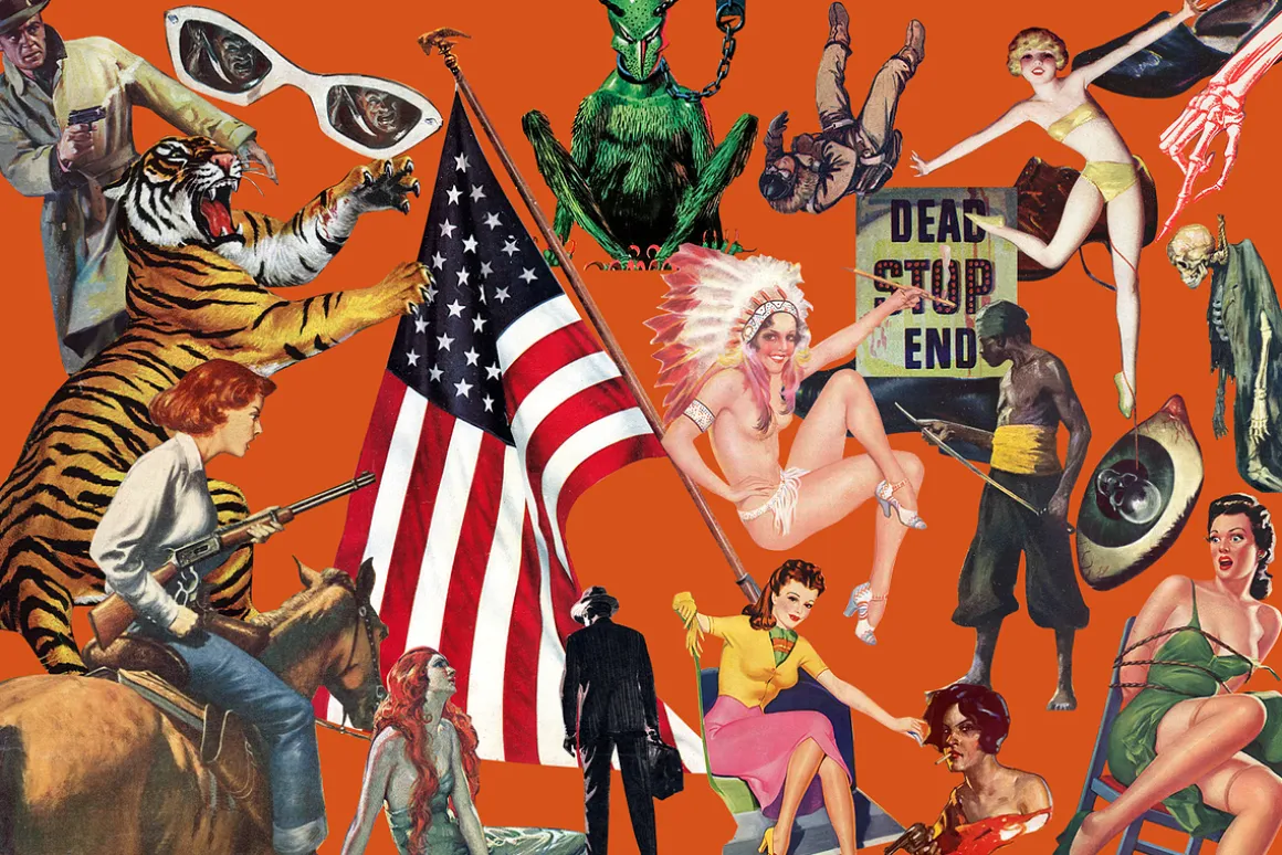 170+ Vintage Pulp Collage Elements