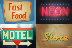 Vintage Sign Text Effects Mockup