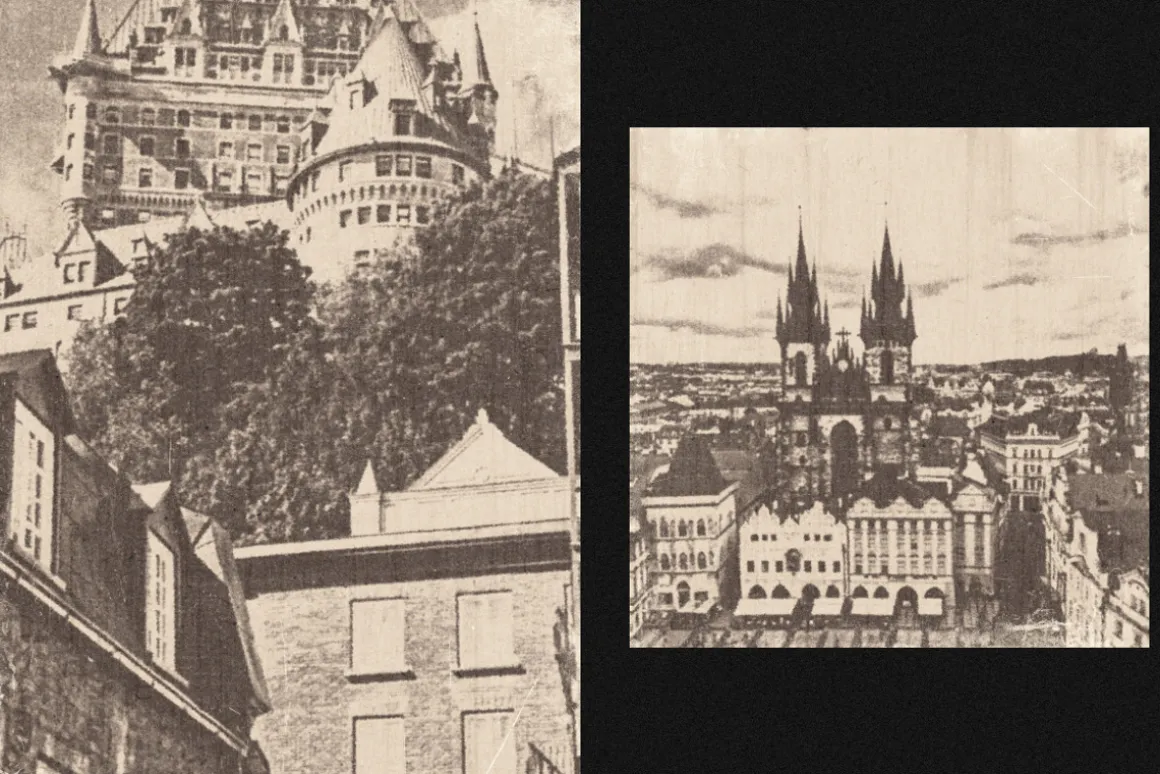 Vintage Square, Poster Photo Effect