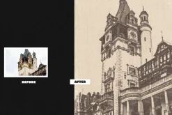 Vintage Square, Poster Photo Effect