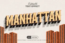 Vintage Text Effect Style