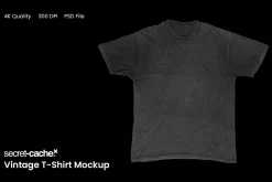 Vintage T-Shirt Mockup