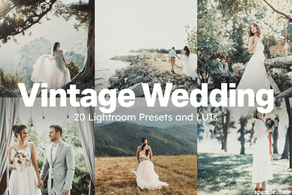 20 Vintage Wedding Lightroom Presets