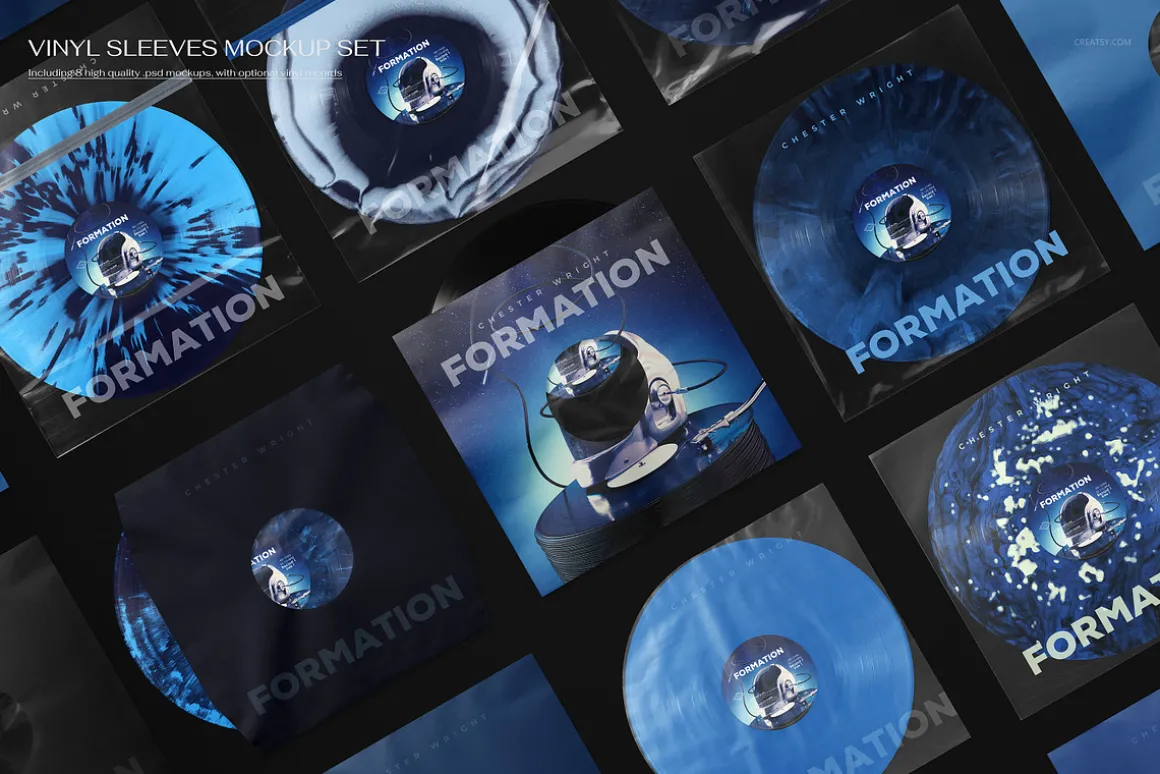 Vinyl Record Mockup Bundle