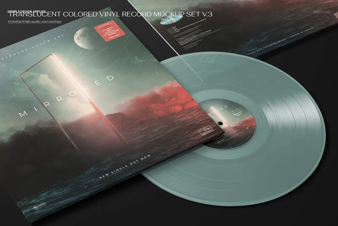 Vinyl Record Mockup Bundle