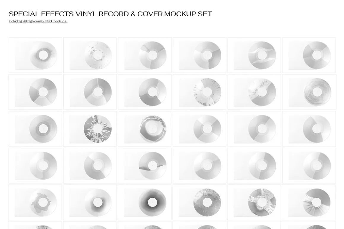 Vinyl Record Mockup Bundle