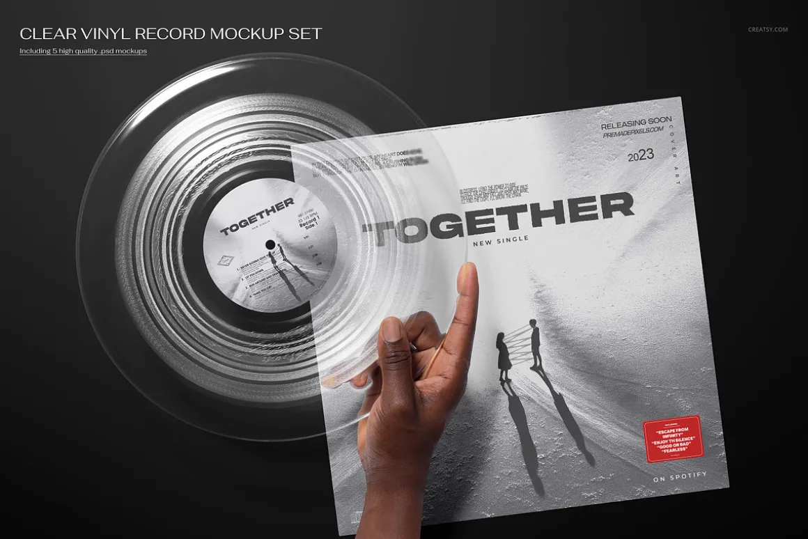 Vinyl Record Mockup Bundle