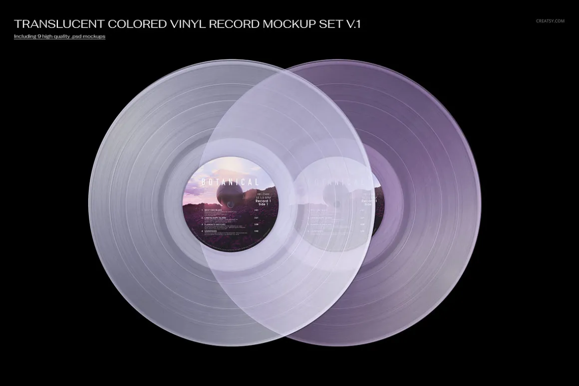 Vinyl Record Mockup Bundle