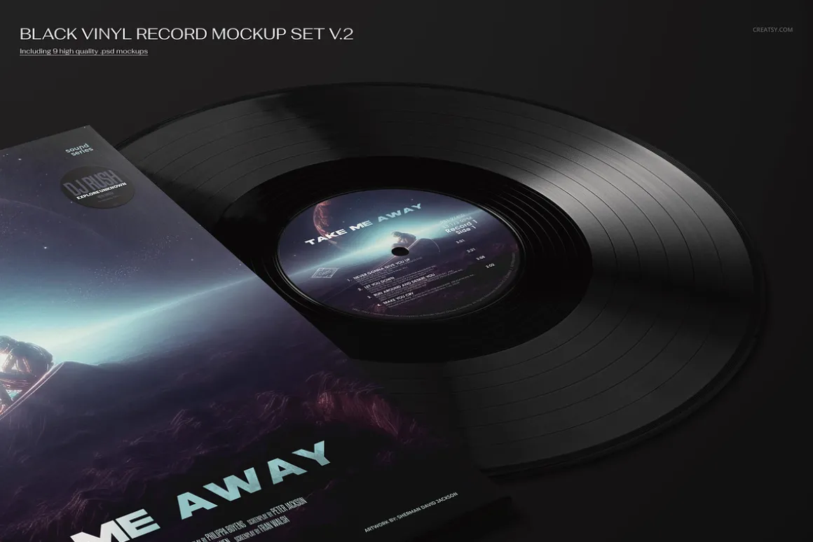 Vinyl Record Mockup Bundle