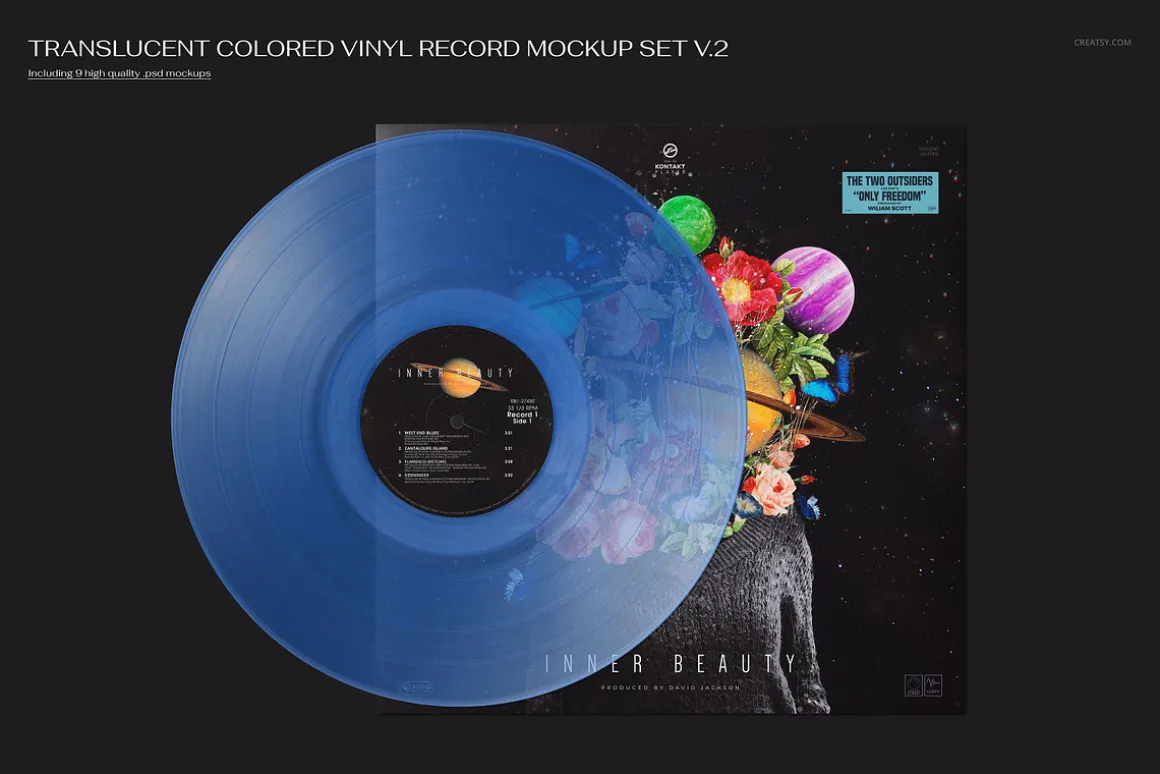 Vinyl Record Mockup Bundle