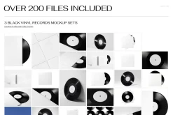 Vinyl Record Mockup Bundle