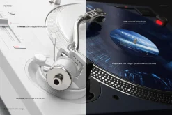 Vinyl Record on DJ Turntable Mockup