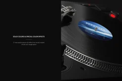 Vinyl Record on DJ Turntable Mockup