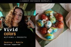 Vivid Colors - Actions and Presets