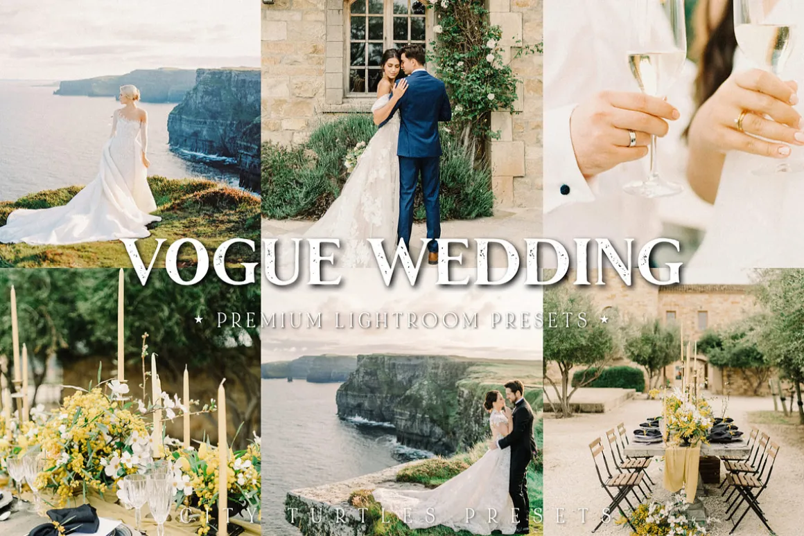 Vogue Wedding Film Lightroom Presets