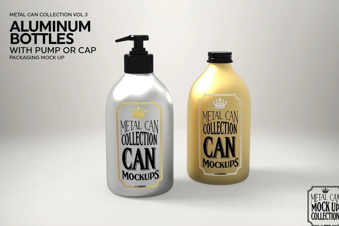 Vol3. Metal Can Mockup Collection