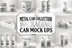 Vol3. Metal Can Mockup Collection