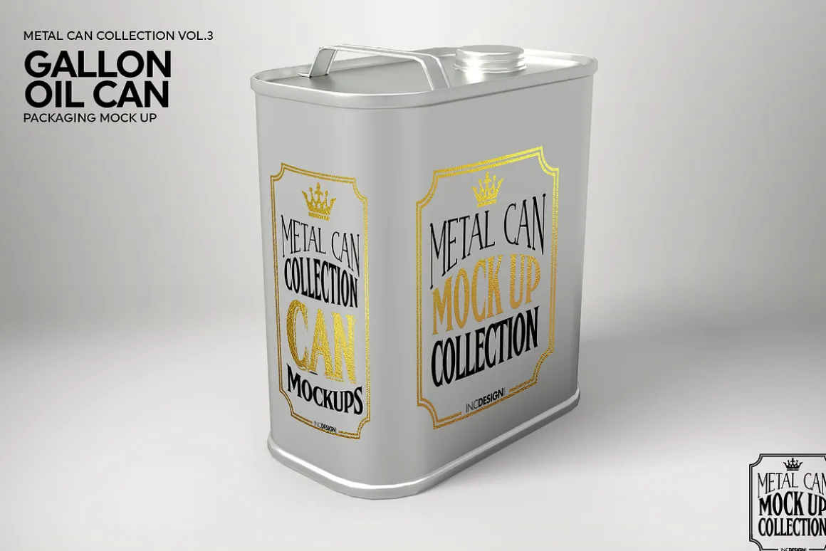 Vol3. Metal Can Mockup Collection
