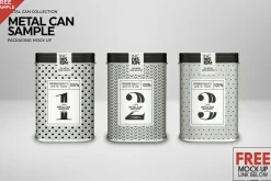 Vol3. Metal Can Mockup Collection