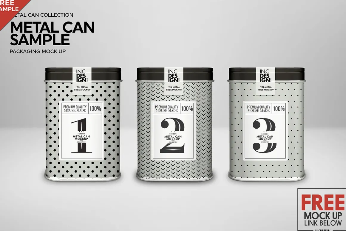 Vol3. Metal Can Mockup Collection