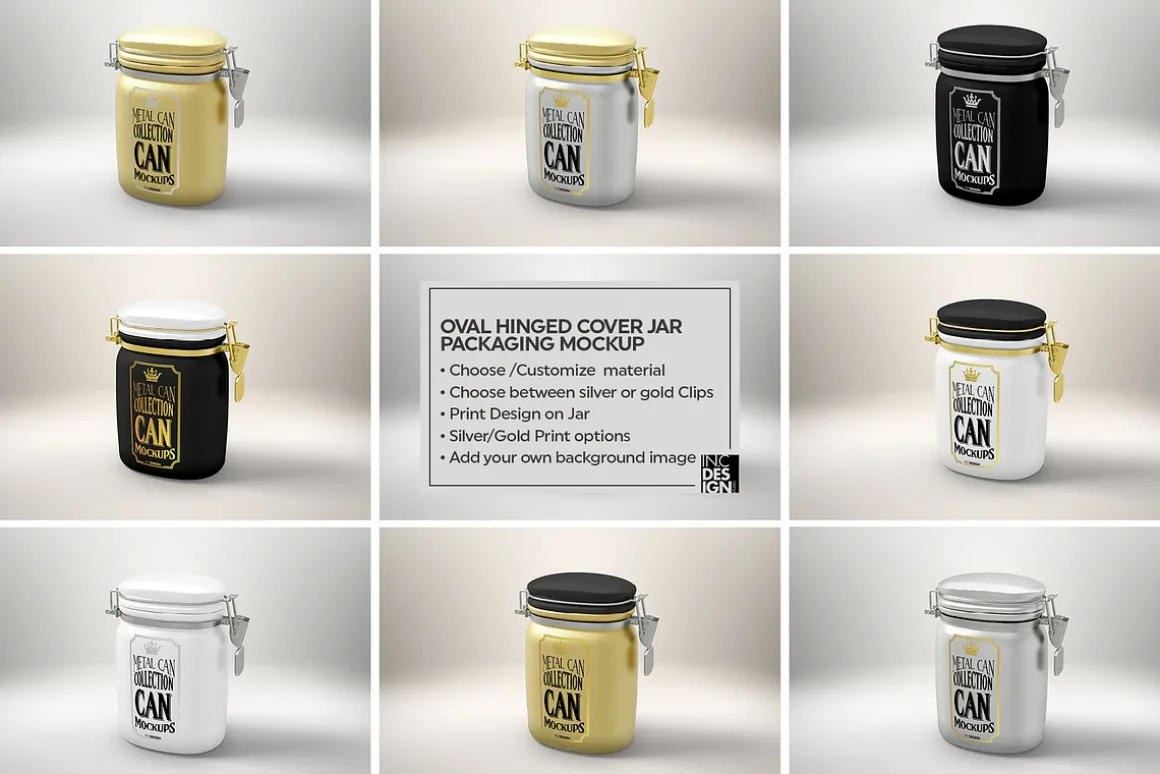 Vol3. Metal Can Mockup Collection