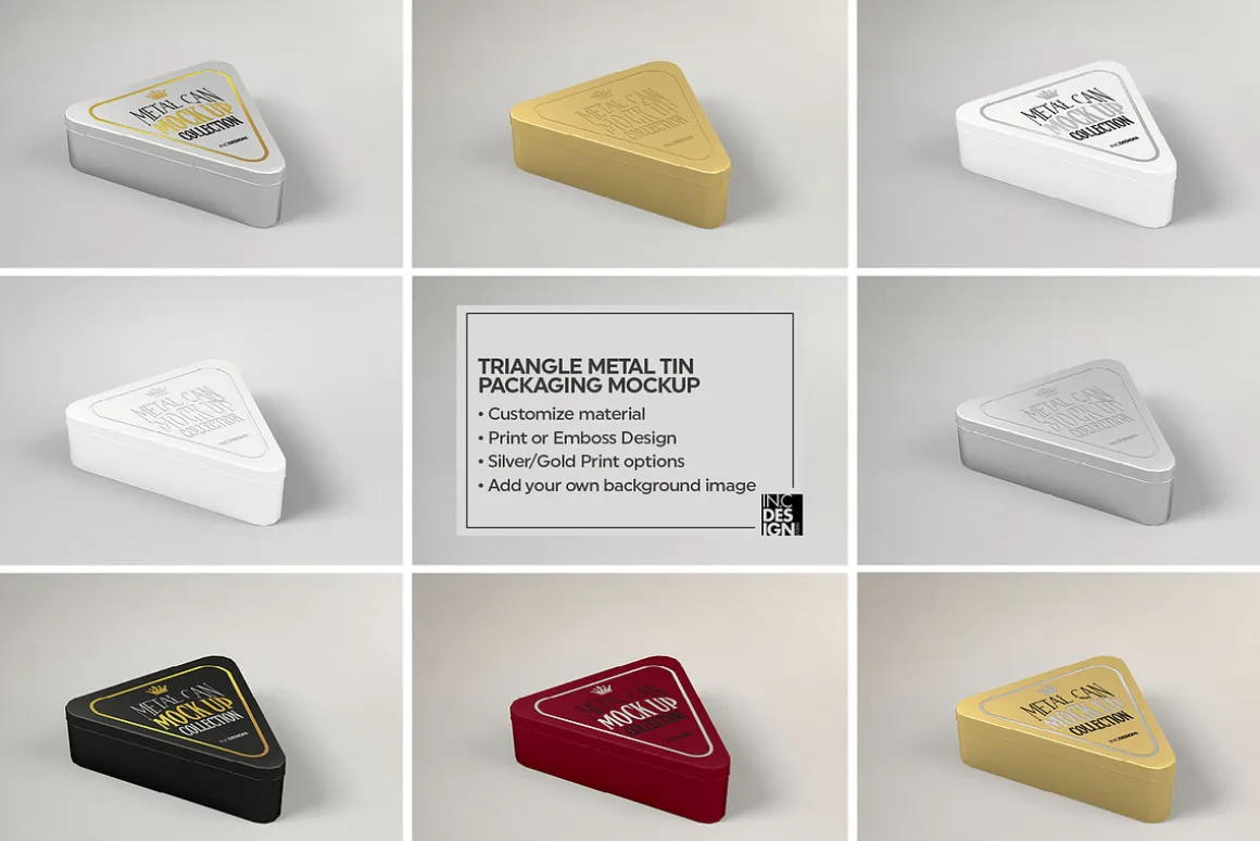 Vol3. Metal Can Mockup Collection