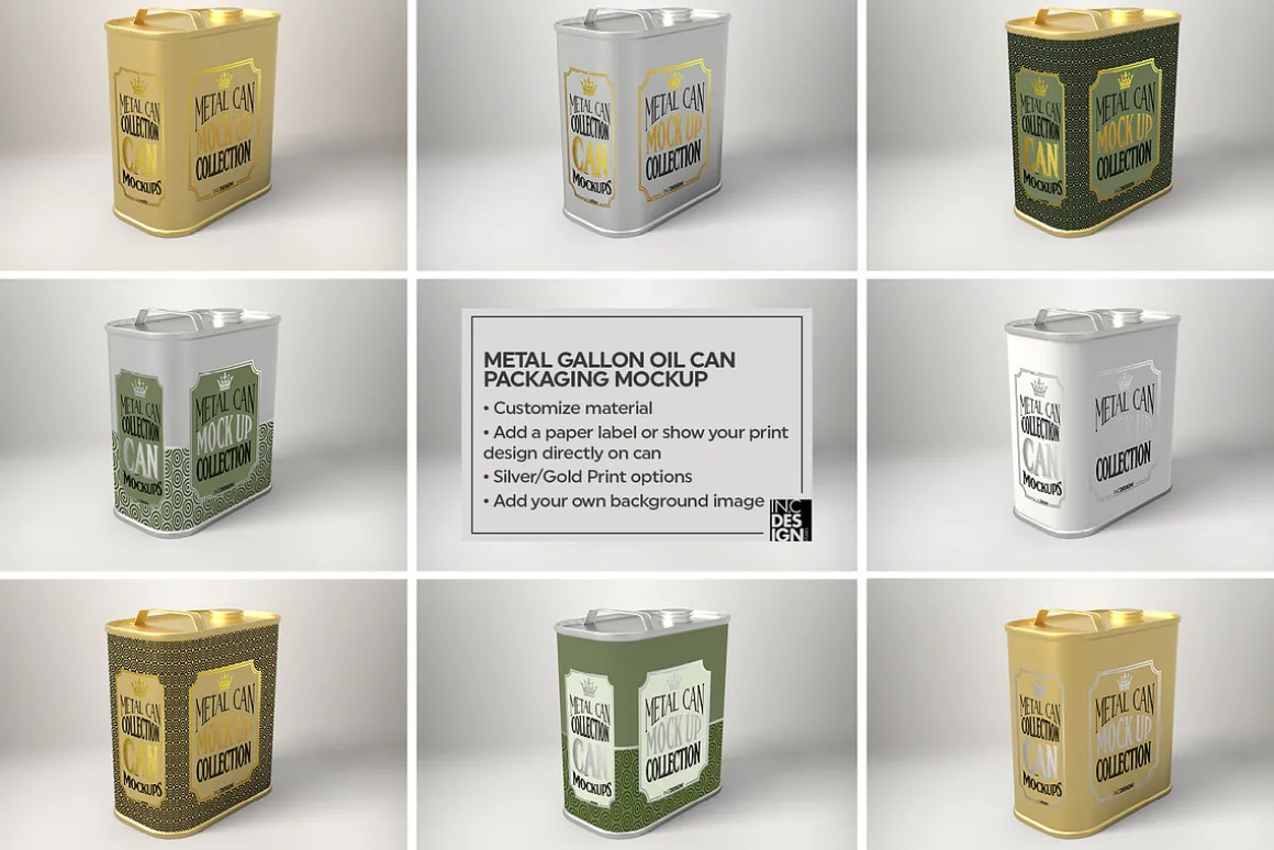 Vol3. Metal Can Mockup Collection