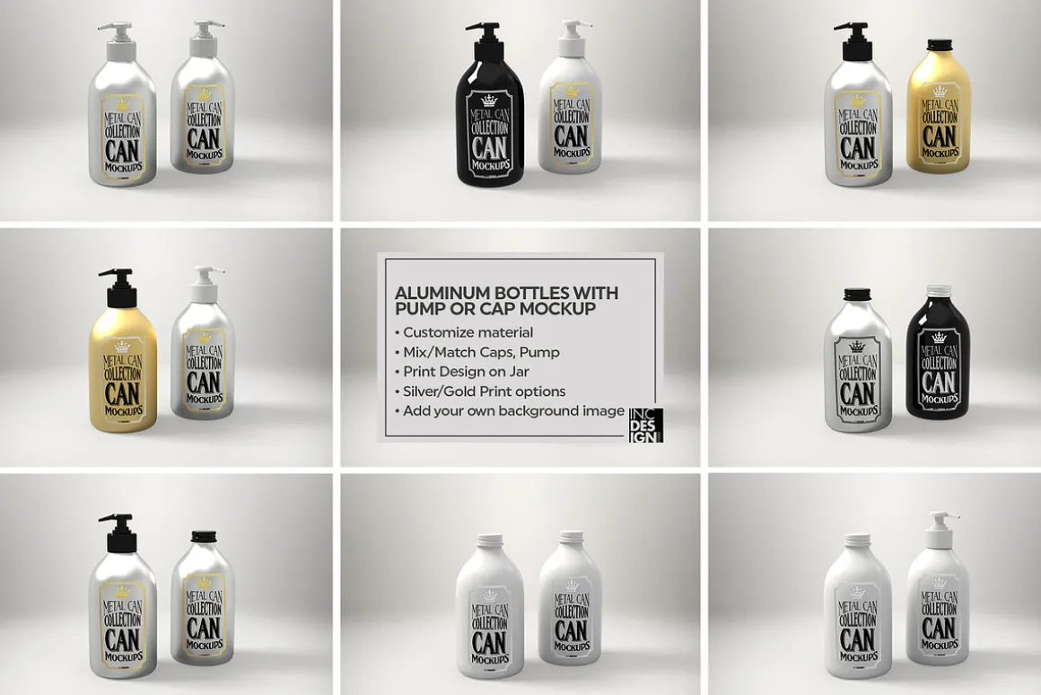 Vol3. Metal Can Mockup Collection