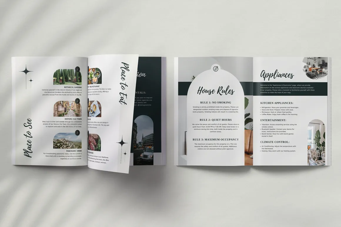 VOLAR Airbnb Welcome Book Template