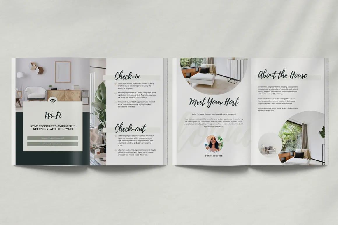 VOLAR Airbnb Welcome Book Template