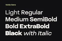 Volda Sans - Modern Sans Serif