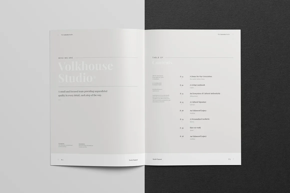 VOLK - Studio Proposal