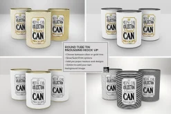 Vol1. Metal Can Mockup Collection