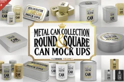 Vol1. Metal Can Mockup Collection