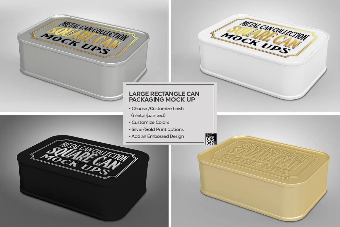 Vol1. Metal Can Mockup Collection