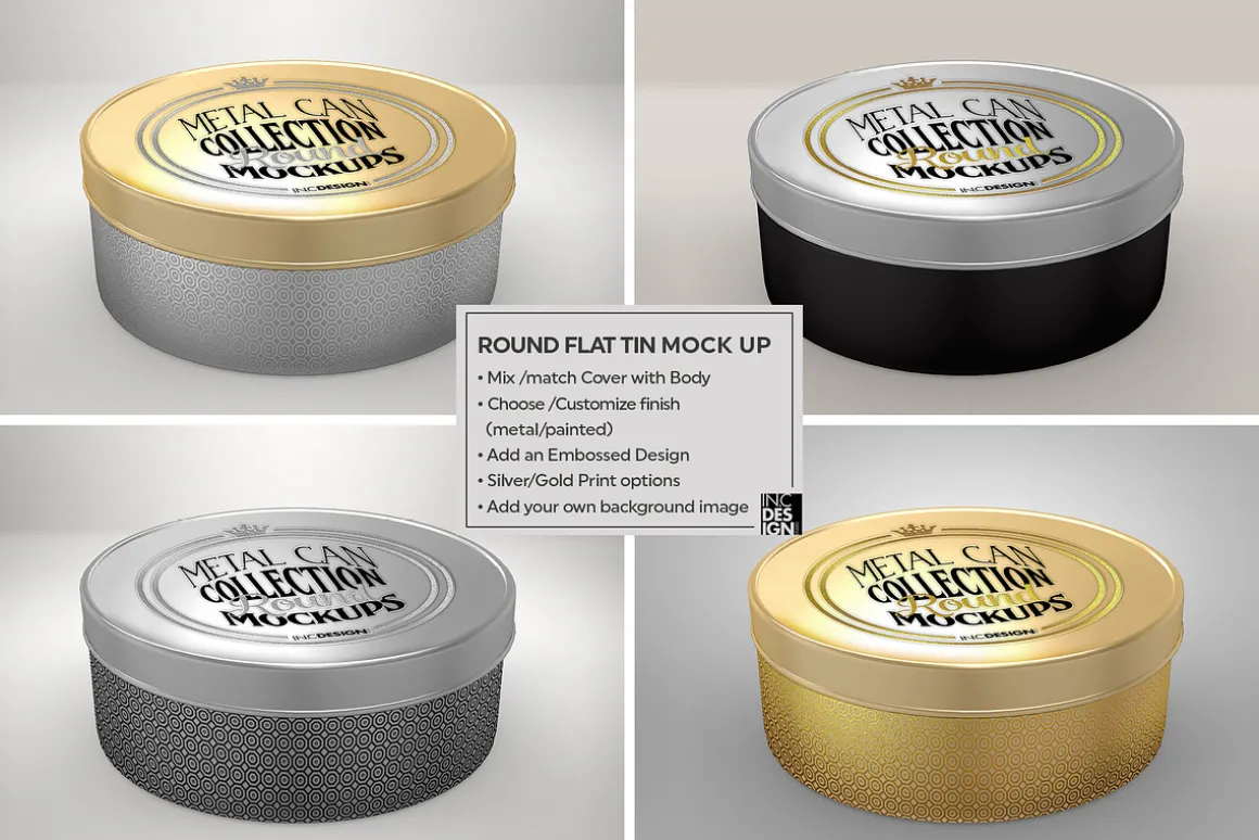 Vol1. Metal Can Mockup Collection