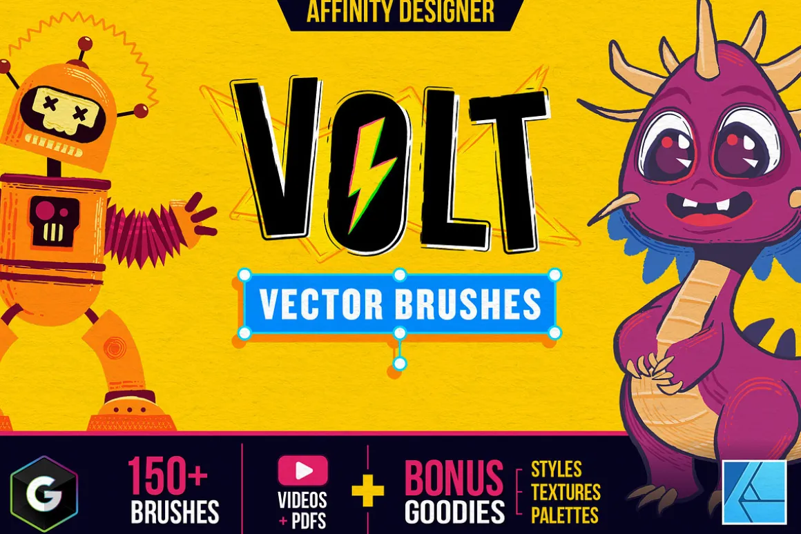 VOLT - Vector Brushes for Affinity