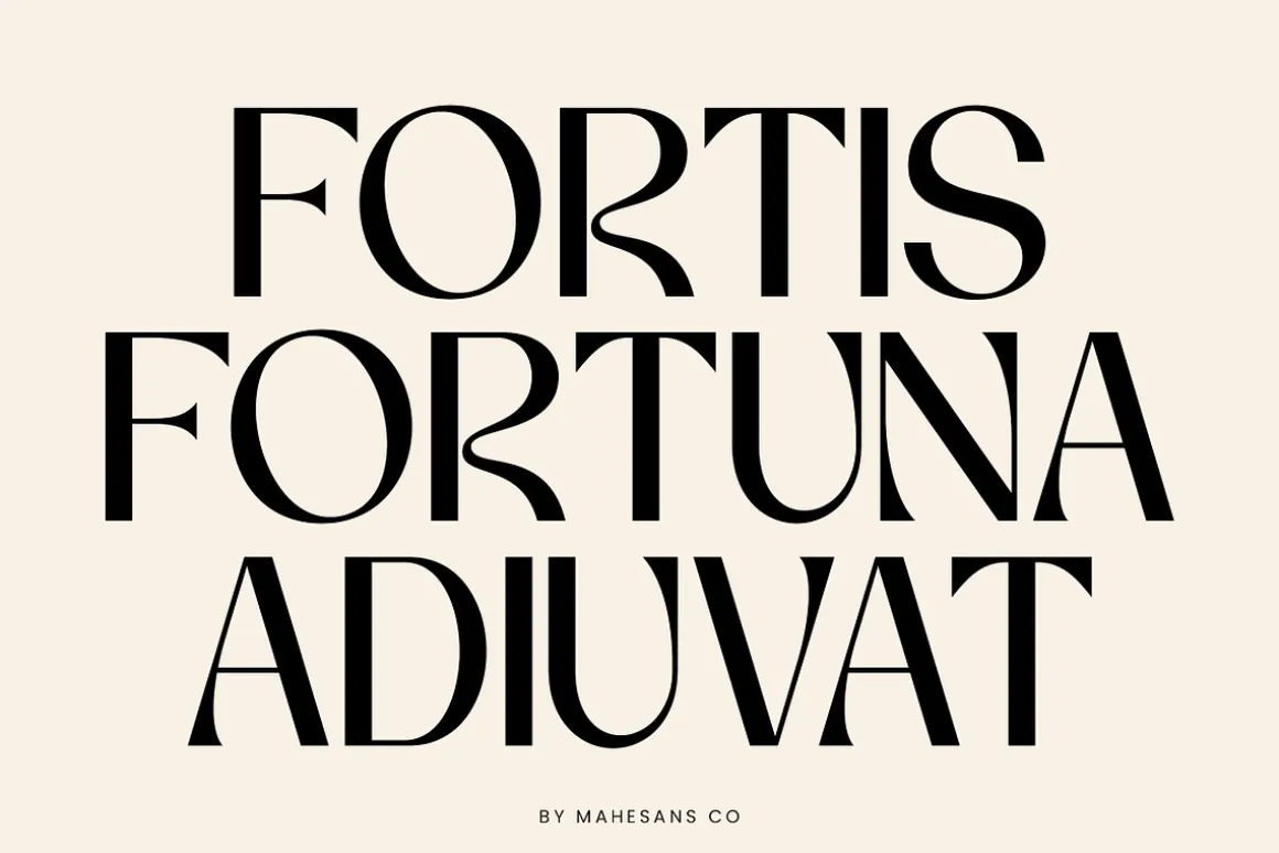 Vorage | Modern Minimalist Typeface