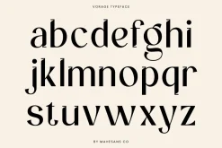 Vorage | Modern Minimalist Typeface